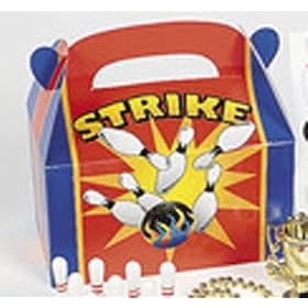 8 Bowling Party Treat Boxes: Toys &amp; Games