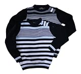 Viero Richi Boys Crew Neck Striped Sweater - More Colors Available (Sizes 4-12)