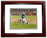 Brandon Marshall Autographed/Hand Signed Miami Dolphins 8x10 Photo MAHOGANY CUSTOM FRAME