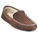 Dyson Suede Moccasin Slippers - Chocolate Image