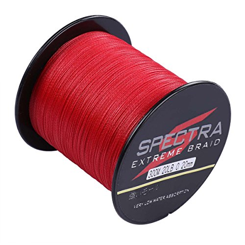 Spectra 100%Pe Braided Fishing Line 6-300Lb Test Red 100m-2000m