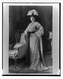 Historic Print (XL): [Evalyn Walsh McLean, full-length portrait, standing, facing front with right arm restin