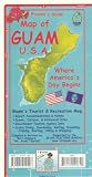 Franko's Guide Map of Guam USA