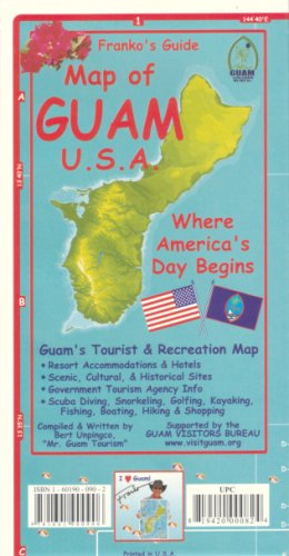 City Travel Guides Discounted  Books : Franko's Guide Map of Guam USA