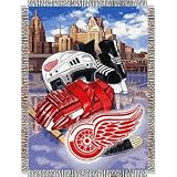 Detroit Red Wings NHL Woven Tapestry Throw Blanket (48x60)