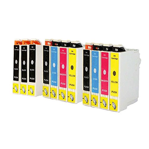 Generic Compatible Ink Cartridges XL Replacement for Epson T200 (5xBlack, 2xCyan, 2xMagenta, 2xYellow, 11-Pack)