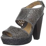 John Fluevog Women's Chatelet Platform Sandal,Grey,7.5 M US