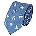 Mantieqingway Men's Cotton Printed Slim Sharp Necktie