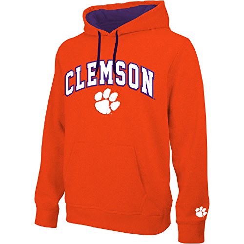 Clemson Tigers Hooded Sweatshirt Arch Orange