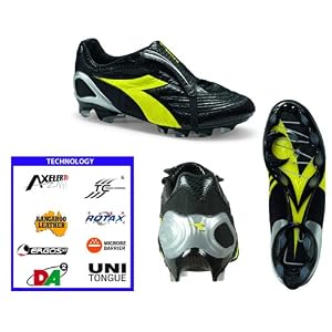 Buy Diadora Kobra K-Pro BX 14 Molded Soccer Cleats C463 BLACK YELLOW 8