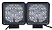 Signstek 2*27W Flood Light Headlight Work Light Lamp off Road High Power ATV Jeep 4x4 Tractor Truck Light Fog Driving Bar Rree Truck SUV Car Waterproof Dustproof Shockproof