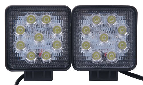 Signstek 2*27W Flood Light Headlight Work Light Lamp off Road High Power ATV Jeep 4x4 Tractor Truck Light Fog Driving Bar Rree Truck SUV Car Waterproof Dustproof Shockproof