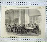 1855 MEN MEETING PATRIOTIC CHAMBER WESTMINSTER PALACE