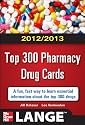 2012-2013 Top 300 Pharmacy Drug Cards (LANGE FlashCards)