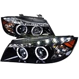 06-08 Bmw E90 R8 Style Projector Headlight Gloss Black Housing Smoke Lens 4d Sedan... by Instyleparts