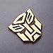 Transforming Auto Robot Auto Emblem - [Chrome Finish][2 1/2'' Tall]