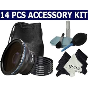 14 Pcs Kit for NIKON D90 D3000 D5000 18-55MM PENTAX K-X 18-55MM SONY A330 A390 18-55MM(with the... by Zeikos