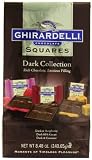 Ghirardelli Chocolate Squares, Dark Collection Assortment, 8.48-Ounce Bags (Pack of 3)