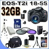Canon EOS Rebel T2i 18 MP CMOS APS-C Digital SLR Camera with 3.0-Inch LCD a ....