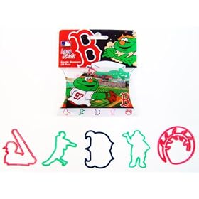 Forever Collectibles MLB Boston Red Sox Logo Bandz 2nd Version