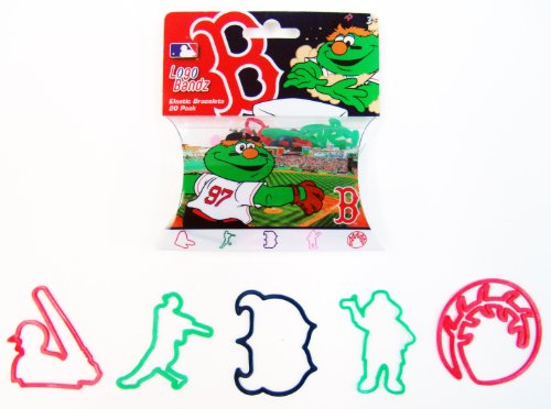Forever Collectibles MLB Boston Red Sox Logo Bandz 2nd Version