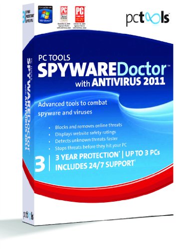 PC Tools Spyware Doctor 2011 PLUS Antivirus - 3 Years, 3 PC's Subscription