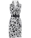 Belted ruffle-trim dress