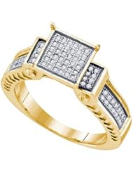 0.24CTW DIAMOND MICRO PAVE RING