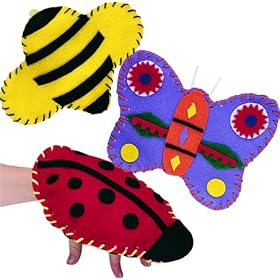 Crawling Critters Hand Puppets by Lauri Toys