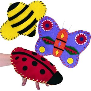 Crawling Critters Hand Puppets by Lauri