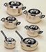 12pc Concord Higest Quality Stainless Steel Cookware Set w/ Lids