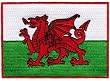 Wales Flag Embroidered Patch Iron-On British Welsh Emblem