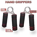 MAXSTRENGTH ® Hand Grips Strength Exerciser Foam Padded Handle Wrist Forearm
