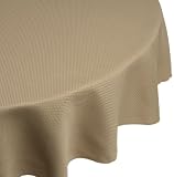 Bardwil Cobblestone 70-inch Round Tablecloth, Barley