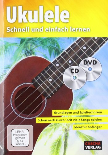 Ukulele, m. Audio-CD + DVD