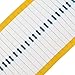 SODIAL(R) 600pcs 30 Kinds Value 1% 0.25W 1/4W Metal Film Resistor Mix Selection (1~1M ohm)