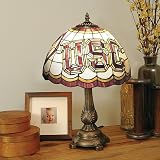 USC Trojans Official 19"x12" Tiffany Table Lamp