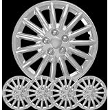 16 Chrysler Dodge Chrome Hub Caps Wheel Covers Set by CCI