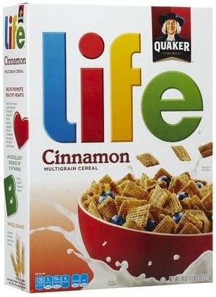 Quaker Life Cinnamon Cereal - 18 oz (Pack of 2)