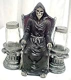 Creepy Grim Reaper Salt & Pepper Shaker Set
