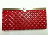 FANCY FLAT WALLET CLUTCH PURSE ACCORDIAN DESIGN BY DESIGNSK