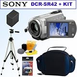 Sony DCR-SR42 30GB Hard Disk Drive Handycam Camcorder + Accessory Kit