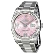 Rolex Datejust Automatic Pink Floral 18 kt White Gold Ladies Watch 116234PAFO from Rolex