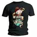 Bravado  Family Guy - Born 2 Rule - Charcoal - Mens T-shirt Charcoal