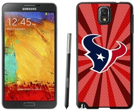 Classic Houston Texans Samsung Galaxy Note 3 Case Black Cell Phone Hard Back Cover by kobestar