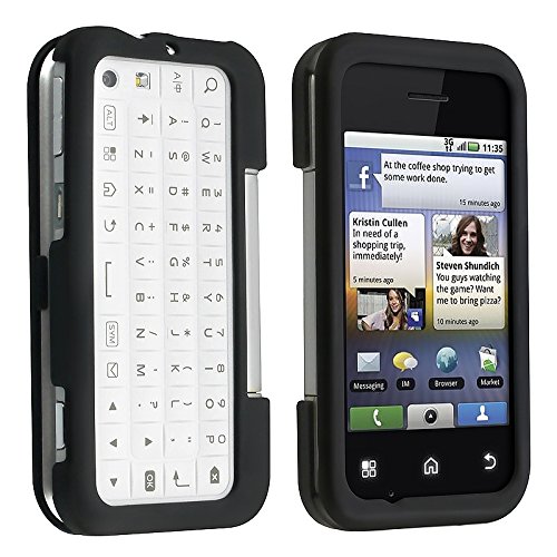 Motorola Backflip MB300 Combo Rubber Feel Black Protective Case Faceplate Cover + USB Data Charge Sync Cable + Rapid Car Charger + Home Wall Charger for Motorola Backflip MB300