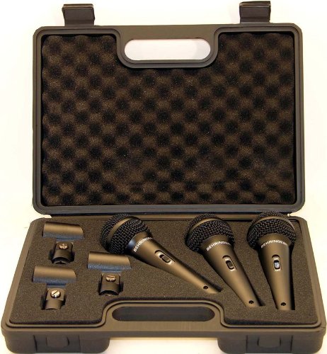 Behringer XM1800S Dynamic Cardioid Vocal Microphone (3 Pack)