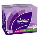 Always Large Count Pantiliner Long Dri-liners Unscented 160 Count