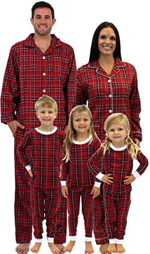 Plaid Family Matching Flannel Pajamas by SleepytimePjs (Kids 4T)