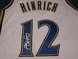 KIRK HINRICH SIGNED AUTOGRAPHED WASHINGTON WIZARDS JERSEY W/ HOLOGRAM + COA
